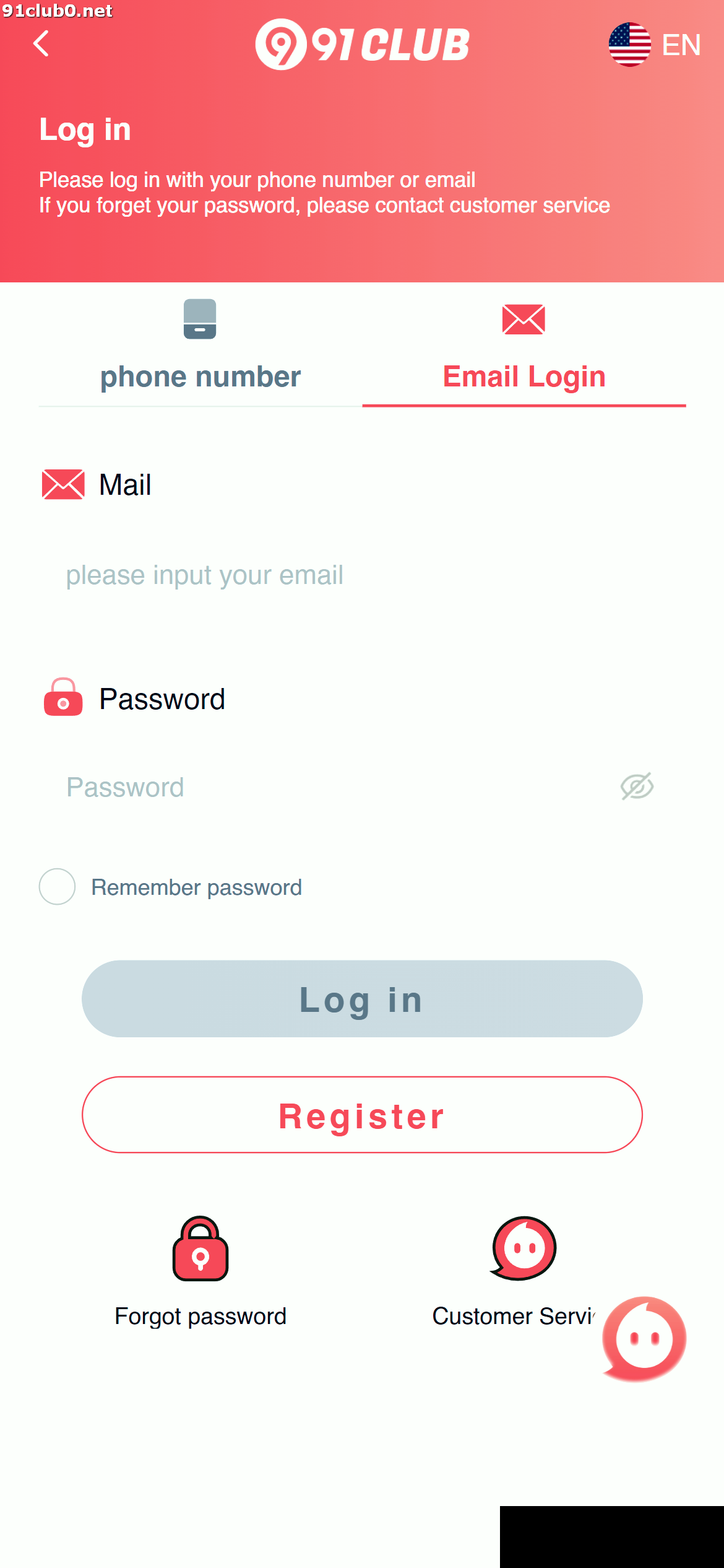 Screenshot of 91 Club App 3