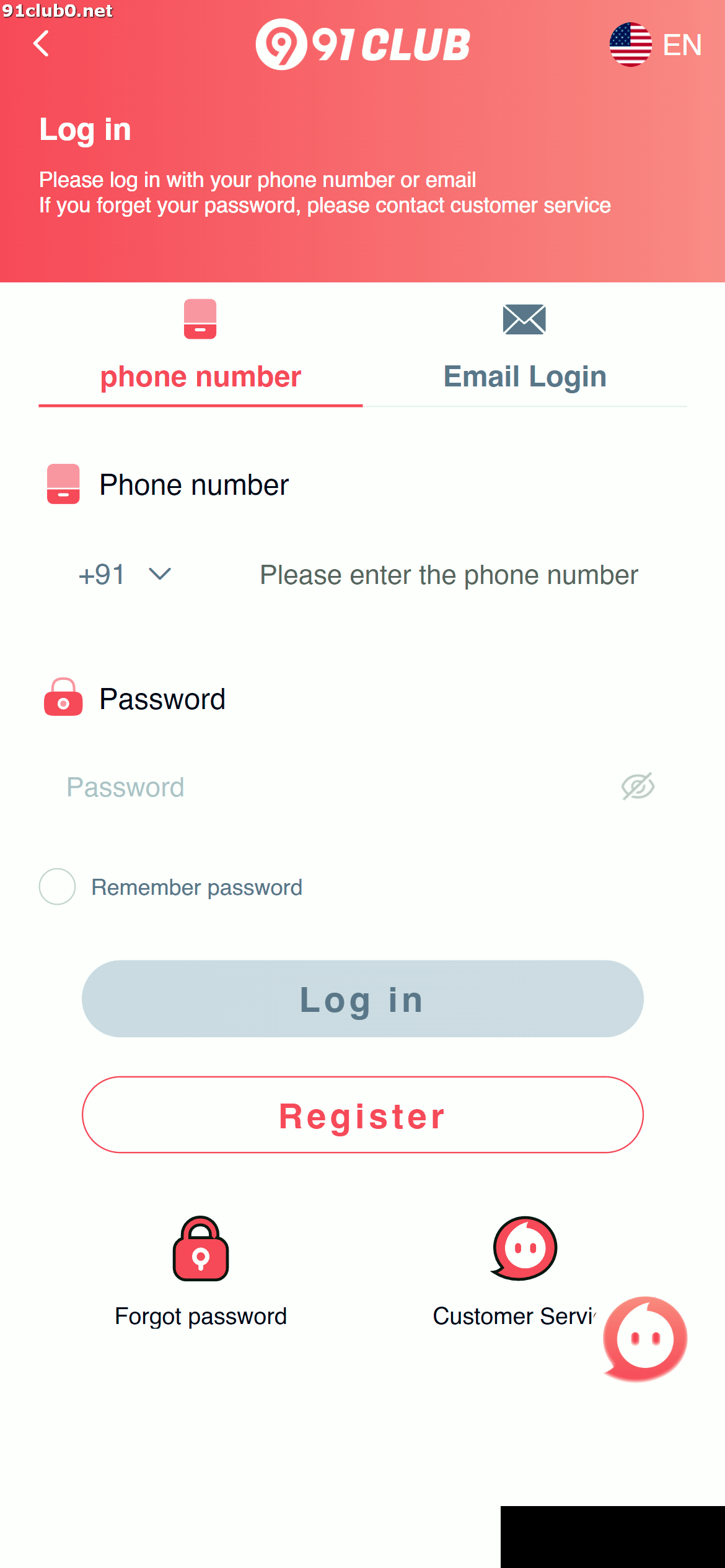 Screenshot of 91 Club App 4